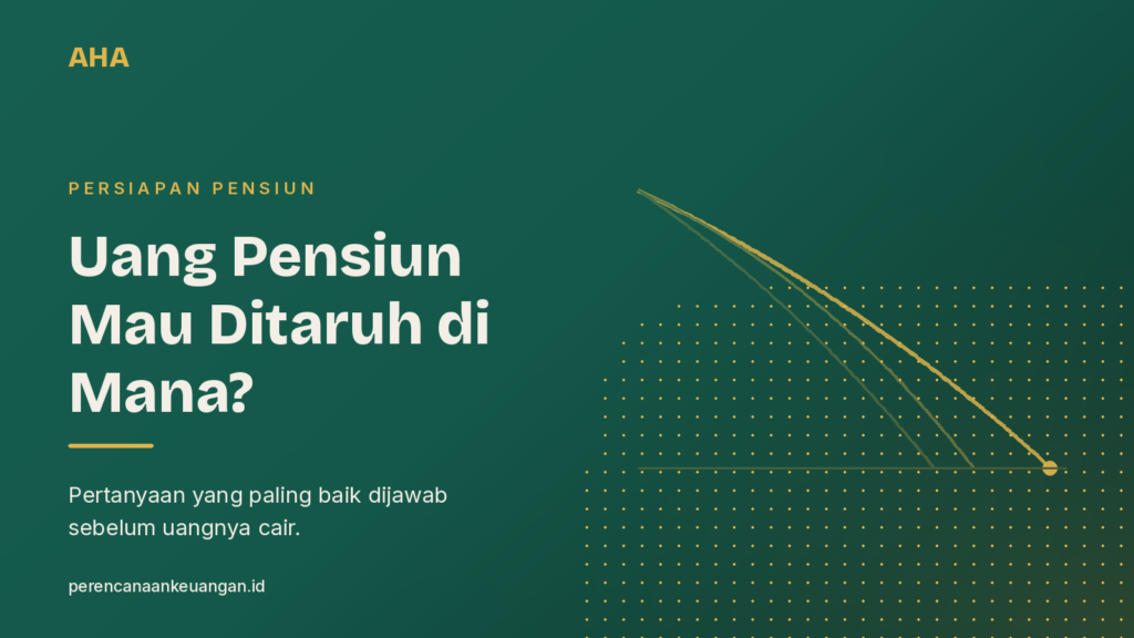 Uang Pensiun Mau Ditaruh di Mana? — ilustrasi dana pensiun yang menyusut seiring waktu
